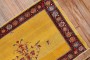 Whimsical Pair of Yellow Persian Ferehan Mats No. j2038