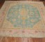 Green Pink Oversize Antique Turkish Oushak Rug No. j2075