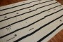 Ivory Black Room Size Kilim No. j2100