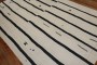Ivory Black Room Size Kilim No. j2100