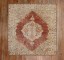 Square Antique Turkish Oushak Rug No. j2124