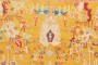 Sunny Yellow Antique Turkish Ghiordes Rug No. j2172