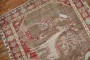 Pictorial Turkish Deer Bird Square Rug No. j2173