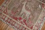 Pictorial Turkish Deer Bird Square Rug No. j2173