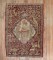 Pictorial Persian Kerman Animal Mat No. j2183