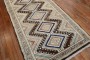 Geometric Vintage Persian Runner No. j2203