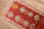 Bright Red Antique Turkish Oushak Runner No. j2207
