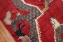 Dragon Tibetan Red Rug No. j2270