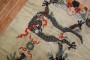 Dragon Tibetan Vintage Rug No. j2271