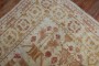 Pictorial Ivory Antique Oushak Rug No. j2272