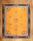 Pumpkin Orange Chinese Rug No. j2281