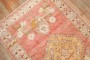 Turkish Floral Geometric Oushak Runner No. j2288