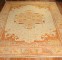 Large Antique Ivory Oushak Rug No. j2301