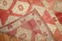Red Tribal Square Turkish Rug No. j2309