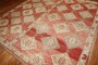 Red Tribal Square Turkish Rug No. j2309