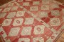 Red Tribal Square Turkish Rug No. j2309