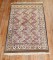 Silk Afghan Rug No. j2332