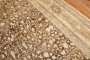 Large Brown Antique Persian Tabriz Rug No. j2394