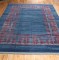 Oversize Contemporary Persian Blue Red Rug No. j2415