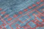 Oversize Contemporary Persian Blue Red Rug No. j2415