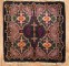 European Vintage Mat Rug No. j2464