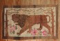 Rare Room size Lion Turkish Rug Dated 1903 No. j2574