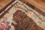 Rare Room size Lion Turkish Rug Dated 1903 No. j2574