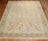 Neutral Antique Tabriz Pictorial Rug No. j2599