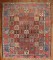 Colorful Antique Persian Bakhtiari Rug No. j2605