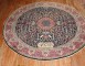 Round Antique Indian Pictorial Rug No. j2643