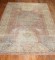 Worn Botanical Persian Kerman Rug No. j2650