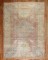 Worn Botanical Persian Kerman Rug No. j2650