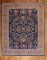 Blue Vintage Persian Sarouk Carpet No. j2699