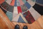 Whimiscal American Hooked Scatter Rug No. j2743