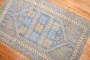 Blue Brown Turkish Scatter Tribal Rug No. j2753