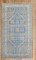 Blue Brown Turkish Scatter Tribal Rug No. j2753