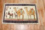 Colorful Vintage Turkish Camel Donkey Rug No. j2754