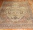 Worn Persian Tabriz Rooster Animal Rug No. j2763