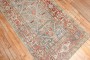 Worn Gray Persian Heriz Runner No. j2776