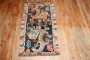 Colorful Dragon Vintage Tibetan Early 20th Century Rug No. j2788