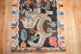 Colorful Dragon Vintage Tibetan Early 20th Century Rug No. j2788