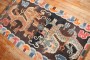 Colorful Dragon Vintage Tibetan Early 20th Century Rug No. j2788