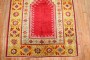 Colorful Antique Turkish Oushak Prayer Rug No. j2839