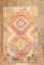 Dazzling Vintage Turkish Konya Rug No. j2853