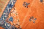 Fire Orange Chinese Peking Rug No. j2855