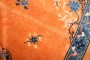 Fire Orange Chinese Peking Rug No. j2855