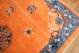 Fire Orange Chinese Peking Rug No. j2855