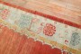 Tomato Red Antique Turkish Oushak Rug No. j2863