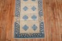 Blue Tan Small Turkish Runner No. j2982