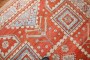 Vintage Orange Turkish Bergama Carpet No. j2989